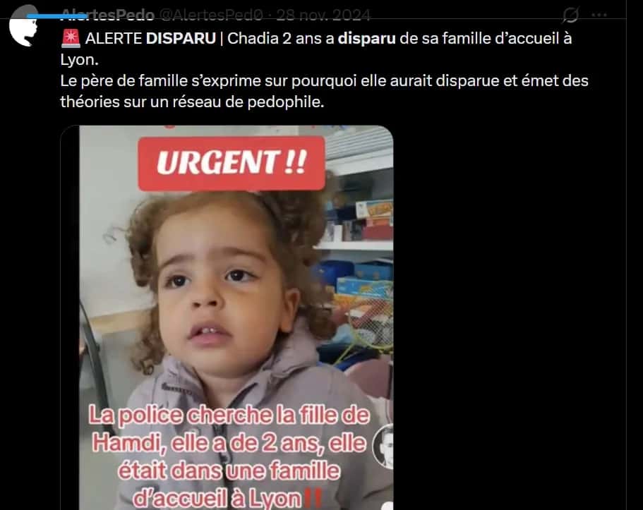 Recherche urgente